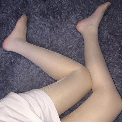 🔥BUY 1 GET 1 Free🔥Pearlescent Silk Stockings Sexy Nylon Pantyhose