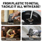 ⚙️50% OFF NOW! 12V Cordless Mini Angle Grinder, 3-in-1 Cut Grind Polish Power Tool, 15000RPM Portable Electric Grinder with 1500mAh Battery for DIY Small Projects