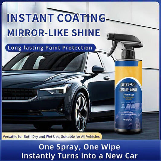 🚗50% OFF NOW! Advanced Car Quick‑acting Coating Agent Spray‑Instant Car Paint Polish Coating Spray, Mirror‑Like Shine Long‑Lasting Paint Protection, Dry & Wet Use Car Surface Restorer for All Vehicles