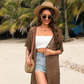 👙50% OFF NOW ! ✨Women's Open‑Front Knit Cover‑Up – Tassel Beach Swimwear Kimono