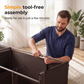 🧥50% OFF NOW! Easy‑to‑Assemble Portable Non‑Woven Fabric Wardrobe, Large‑Capacity Freestanding Closet, Sturdy Frame, Multi‑Compartment Storage for Clothes, Bedding & Household Items