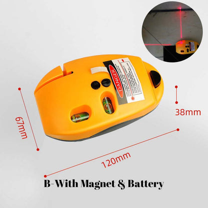 📐🔴50% OFF NOW! 90° Right Angle Laser Level – Infrared Precision Laser Line Tool, Bright Visible Beam, Compact Durable Layout Marker for Tile Laying, Shelf Mounting & Home DIY Projects