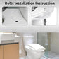 🚽🔩50% OFF NOW! Heavy Duty Toilet Seat Fastener Bolt kit – Universal Locking Screws, Anti-Wiggle Toilet Seat Hardware for Secure & Stable Installation