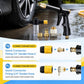 💦50% OFF NOW! High‑Pressure Water Jet Gun with Foam Bottle, 2‑Mode Adjustable Leak‑Proof Car Washing Sprayer, Ergonomic Handle Garden Hose Nozzle for Vehicle Cleaning & Yard Watering