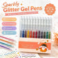🖍️50% OFF NOW! Glitter Gel Pen Set‑18 Bright Dazzling Colors Quick‑Dry Smooth Glide Sparkle Pens for Kids Art Journaling Drawing & DIY Crafts