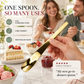 🥄50% OFF NOW! Long-Handle 316L Stainless Steel Dessert Spoon – Wide Shallow Scoop, Multipurpose Metal Spoon for Ice Cream, Jam, Yogurt, Cake & Daily Kitchen Use