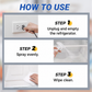 🧊50% OFF NOW! Defrost Spray for Fridge‑Freezer, Fast‑Acting Refrigerator De‑Icing Agent, Time‑Saving Ice Melting Spray for Freezer & Fridge Ice Buildup Removal