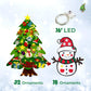 🎅50% OFF NOW! DIY Felt Christmas Tree Set – Detachable Ornaments Wall Hanging Xmas Decor for Kids, Christmas Party Home Door Wall Decoration