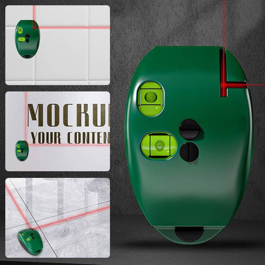 📐🔴50% OFF NOW! 90° Right Angle Laser Level – Infrared Precision Laser Line Tool, Bright Visible Beam, Compact Durable Layout Marker for Tile Laying, Shelf Mounting & Home DIY Projects