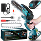 🔥50% OFF NOW ! ⚡6-Inch Cordless Mini Chainsaw – Brushless Motor, High-Speed Cutting, Portable Rechargeable Handheld Pruning Saw