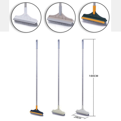 🔥LAST DAY SALE ONLY ￡11.99!!🧹180° Rotating V-Type Floor Brush, Extendable Gap Cleaning Brush with Water Scraper for Bathroom Tile & Corners