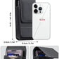 📱50% OFF LIMITED TIME! Leather Belt Clip Phone Holster, Multi-Pocket Waist Cell Phone Pouch with Card Slots, Durable Vintage Leather Phone Waist Bag Fits iPhone & Android Smartphones