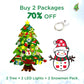 🎅50% OFF NOW! DIY Felt Christmas Tree Set – Detachable Ornaments Wall Hanging Xmas Decor for Kids, Christmas Party Home Door Wall Decoration