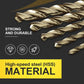 🔧50% OFF NOW ! ⚙️99Pcs Titanium Coated Drill Bit Set, High Hardness Multi-Size Drilling Bits for Wood Metal Plastic Electronics