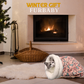 🐱50% OFF NOW! Warm Plush Thick Cat Sleeping Bag – Soft Burrow Cat Bed, Self-Warming Enclosed Cave Bed for Kittens & Small Pets, Cozy Hideaway Nest