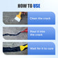 🛠️Limited Special Price 50% OFF! 🧱Extra-Strength New Formula Concrete Crack Repair Filler, Waterproof Heavy-Duty Crack Adhesive for Driveway, Patio & Wall Cracks