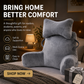 🛋️50% OFF NOW! Multifunctional Reading Bed Backrest Pillow‑Soft Velvet Lumbar Support Cushion with Armrests & Side Pocket, Perfect for Reading, Gaming, Working & Watching TV in Bed