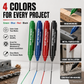 🛠️50% OFF NOW! 45mm Long Nib Deep Hole Marker – Extra Long Construction Marking Pen, Precision Marker for Wood, Metal, Glass & Plastic FB Short Video Ad Copy