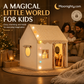 🎁50% OFF NOW! Dream Kids Play Tent House – Cozy Indoor Playhouse with Checkered Curtain, Private Play Space for Toddlers, Cute Reading Nook & Gift for Children
