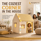 🎁50% OFF NOW! Dream Kids Play Tent House – Cozy Indoor Playhouse with Checkered Curtain, Private Play Space for Toddlers, Cute Reading Nook & Gift for Children