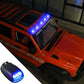 RGB strobe light for car roof with solar power, signal lamp for cabin with remote control, wireless LED warning lights for truck without drilling, for camping, improved night visibility and lighting