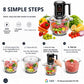 🔪50% OFF NOW! USB‑Powered Cordless Kitchen Mincer, Multi‑Function Wireless Food Chopper, Quick Mixer for Meat, Vegetables, Fruit & Sauces, Hygienic Easy‑to‑Clean Compact Food Processor