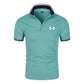 👕50% OFF NOW! Summer Men's Basic Sporty Short‑Sleeve Polo Shirt‑Breathable Quick‑Dry Loose‑Fit Dry‑Fit Tee, Graphic Workout Top for Gym Training, Casual Daily Multi‑Color Fitness T‑Shirt