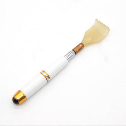 🖐️ 50% OFF NOW! Retractable Stainless Steel Back Scratcher, Portable Back Scraper with Soft Claw, Telescopic Itch Relief Tool for Home Travel