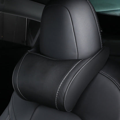 🚗50% OFF NOW! Ergonomic Memory Foam Car Headrest Pillow, Premium Auto Neck Support Cushion, Relieve Neck Spine Stiffness for Long Road Trips & Daily Commutes
