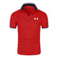 👕50% OFF NOW! Summer Men's Basic Sporty Short‑Sleeve Polo Shirt‑Breathable Quick‑Dry Loose‑Fit Dry‑Fit Tee, Graphic Workout Top for Gym Training, Casual Daily Multi‑Color Fitness T‑Shirt