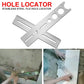 🔧50% OFF NOW! Stainless Steel Tile Hole Locator, Adjustable Tile Angle Measuring Ruler, Multi‑Hole Positioning Template Tool for Drilling Holes on Tile, Glass and Marble