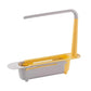 🧽50% OFF NOW! Updated Telescopic Sink Storage Rack, 2‑In‑1 Expandable Kitchen Sink Caddy Holder with Towel Bar, Adjustable Sink Organizer for Sponges, Brushes & Kitchen Utensils