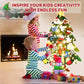 🎅50% OFF NOW! DIY Felt Christmas Tree Set – Detachable Ornaments Wall Hanging Xmas Decor for Kids, Christmas Party Home Door Wall Decoration