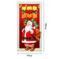 🎅50% OFF NOW! Christmas Santa Front Door Banner – Festive Santa Door Cover, Large Hanging Door Backdrop for Home Holiday Party, Xmas Porch Decor