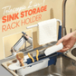 🧽50% OFF NOW! Updated Telescopic Sink Storage Rack, 2‑In‑1 Expandable Kitchen Sink Caddy Holder with Towel Bar, Adjustable Sink Organizer for Sponges, Brushes & Kitchen Utensils