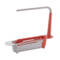 🧽50% OFF NOW! Updated Telescopic Sink Storage Rack, 2‑In‑1 Expandable Kitchen Sink Caddy Holder with Towel Bar, Adjustable Sink Organizer for Sponges, Brushes & Kitchen Utensils