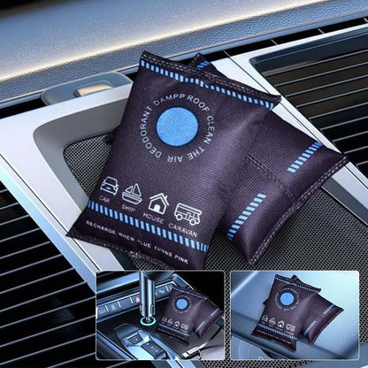 🔥50% OFF NOW!🧊 Dehumidification Bag Desiccant – Reusable Moisture Absorber with Color-Changing Indicator for Car, Home, Boat & Caravan
