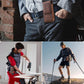📱50% OFF LIMITED TIME! Leather Belt Clip Phone Holster, Multi-Pocket Waist Cell Phone Pouch with Card Slots, Durable Vintage Leather Phone Waist Bag Fits iPhone & Android Smartphones