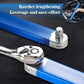 🔧50% OFF NOW! Offset Extension Wrench for Tight Spaces, Universal Extension Wrench Set with Socket Adapters, Heavy‑Duty Ratchet Extension Bar for Narrow Hard‑to‑Reach Repair Work