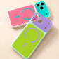 📱SUMMER HOT SALE 50% OFF! Trendy Dopamine Color Block MagSafe iPhone Case – Ultra-Slim Matte Hard PC Shockproof Protective Phone Cover for iPhone 17 Pro Max