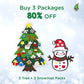 🎅50% OFF NOW! DIY Felt Christmas Tree Set – Detachable Ornaments Wall Hanging Xmas Decor for Kids, Christmas Party Home Door Wall Decoration