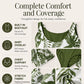 👙 LIMITED-TIME 50% OFF! Women's Leaf Floral Print One Piece Swim Dress, Tummy Control Plus Size Swimming Costume