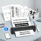 🖨️50% OFF NOW! D810 Portable Bluetooth Thermal Printer – Wireless Inkless Mobile Document Printer, Compact Travel Thermal Printer for Home, Office, Business & On‑the‑Go Printing