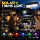 ☀️50% OFF NOW! Solar LED Trunk Light, Wireless Auto Motion Sensor Car Interior Light, 6 Color Selectable Rechargeable LED Cargo Lamp for SUV, Sedan & Van