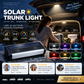 ☀️50% OFF NOW! Solar LED Trunk Light, Wireless Auto Motion Sensor Car Interior Light, 6 Color Selectable Rechargeable LED Cargo Lamp for SUV, Sedan & Van