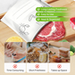 🥦50% OFF NOW! Reusable Sealable Food Storage Bags – Leakproof Aluminum Foil Freezer Bags, 3 Sizes, Write-on Label Area for Meat, Fruit, Snack & Refrigerator Organization