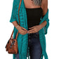👙50% OFF NOW ! ✨Women's Open‑Front Knit Cover‑Up – Tassel Beach Swimwear Kimono