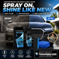 🚗✨LIMITED-TIME 50% OFF! Concentrated Car Wash And Wax Liquid, Gentle Effective Auto Cleaning Spray Kit with Cleaning Sponge & Microfiber Towel