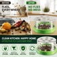 🦟 LAST DAY SPECIAL PRICE! Reusable Funnel Fly Catcher Trap, Cordless Non-Toxic Chemical-Free Fly Trap Safe for Kitchen, Patio, Farm, Kids & Pets