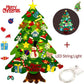 🎅50% OFF NOW! DIY Felt Christmas Tree Set – Detachable Ornaments Wall Hanging Xmas Decor for Kids, Christmas Party Home Door Wall Decoration